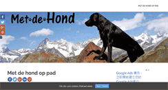 Desktop Screenshot of metdehond.nl